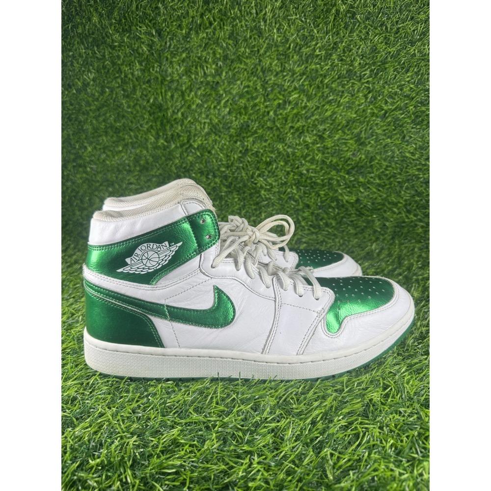 Nike Air Jordan 1 High Golf Green White DQ0660-130 Mens Size 13